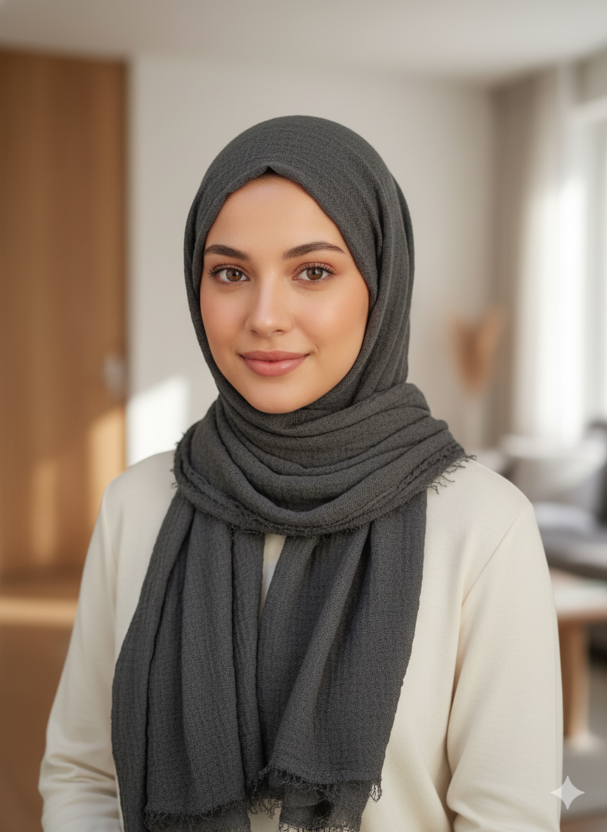 EVERYDAY CRIMP CRINKLE HIJAB SCARF