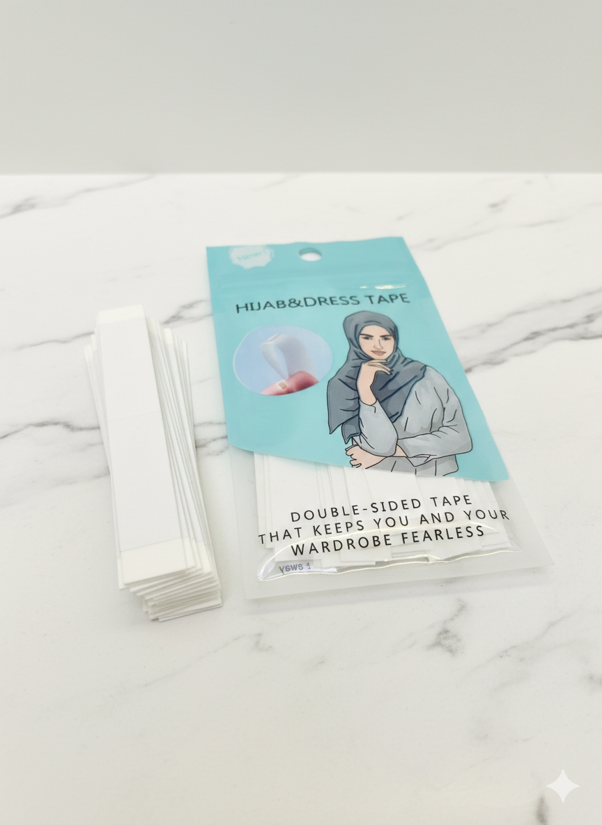 HIJAB SCARF DRESS DOUBLE SIDED TAPE