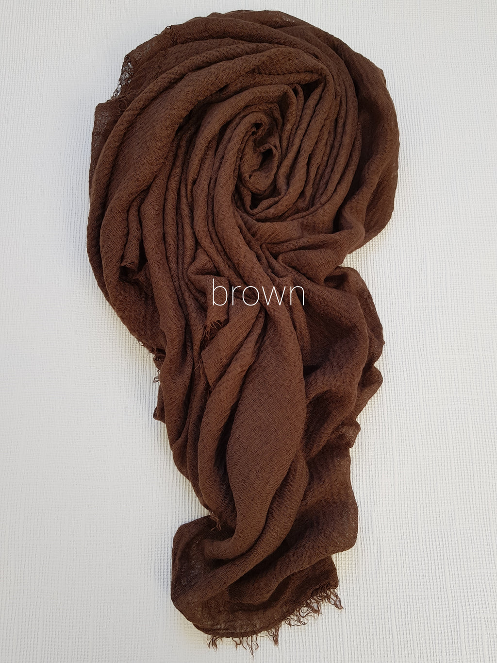 EVERYDAY CRIMP CRINKLE HIJAB SCARF