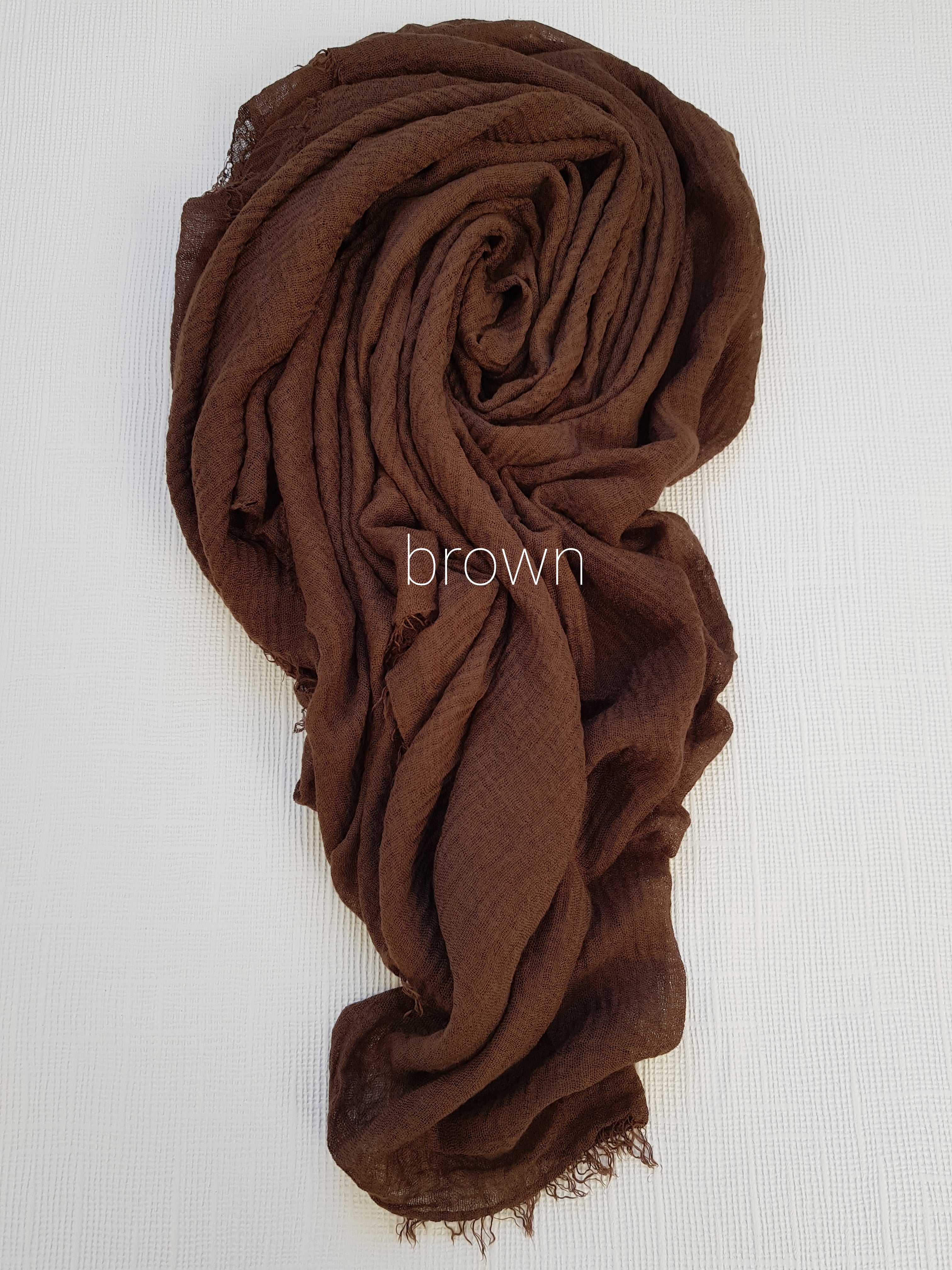 EVERYDAY CRIMP CRINKLE HIJAB SCARF