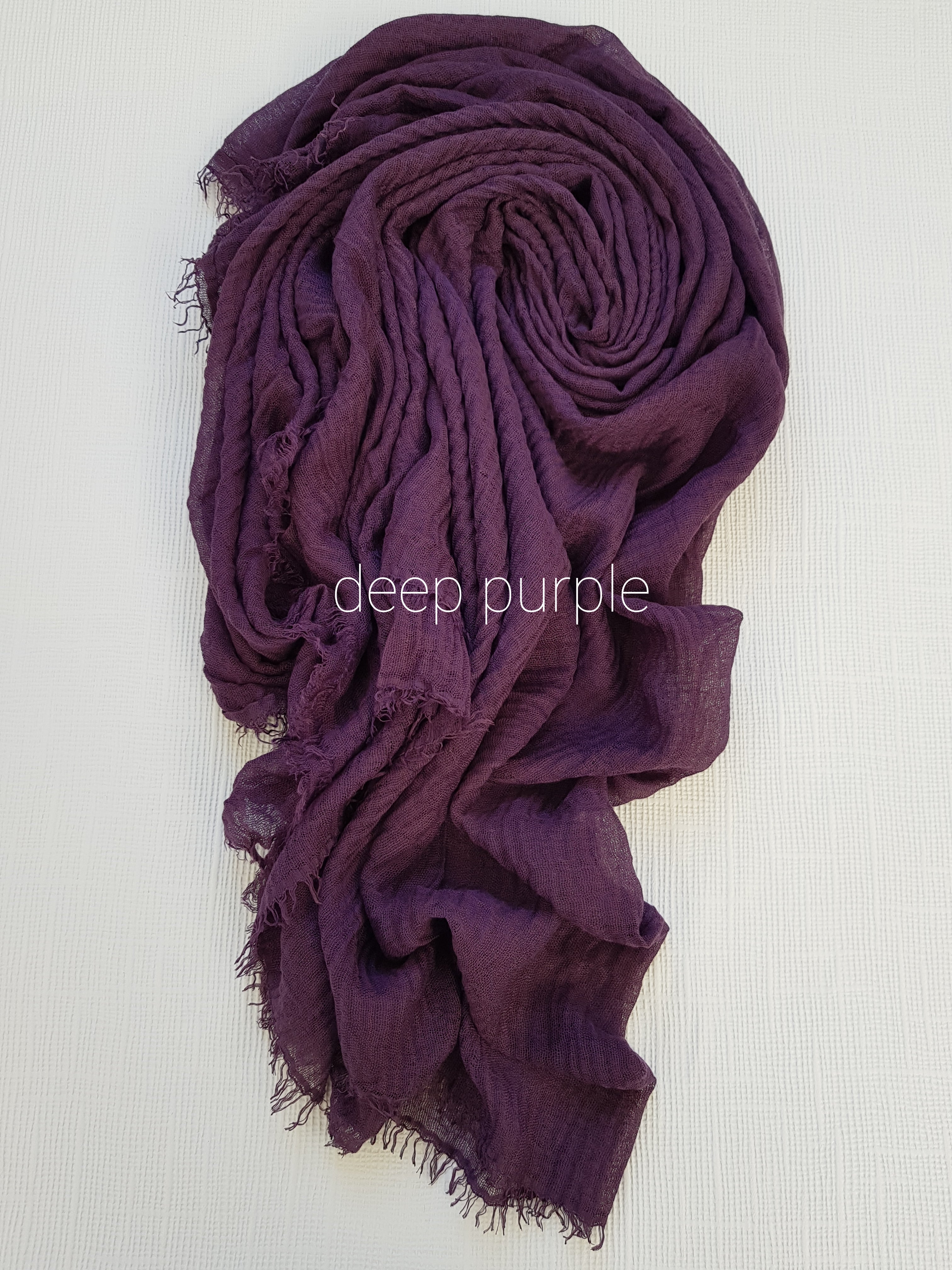 EVERYDAY CRIMP CRINKLE HIJAB SCARF