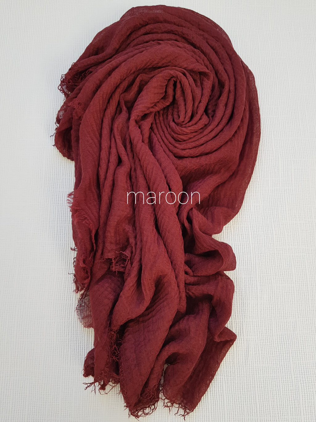 EVERYDAY CRIMP CRINKLE HIJAB SCARF