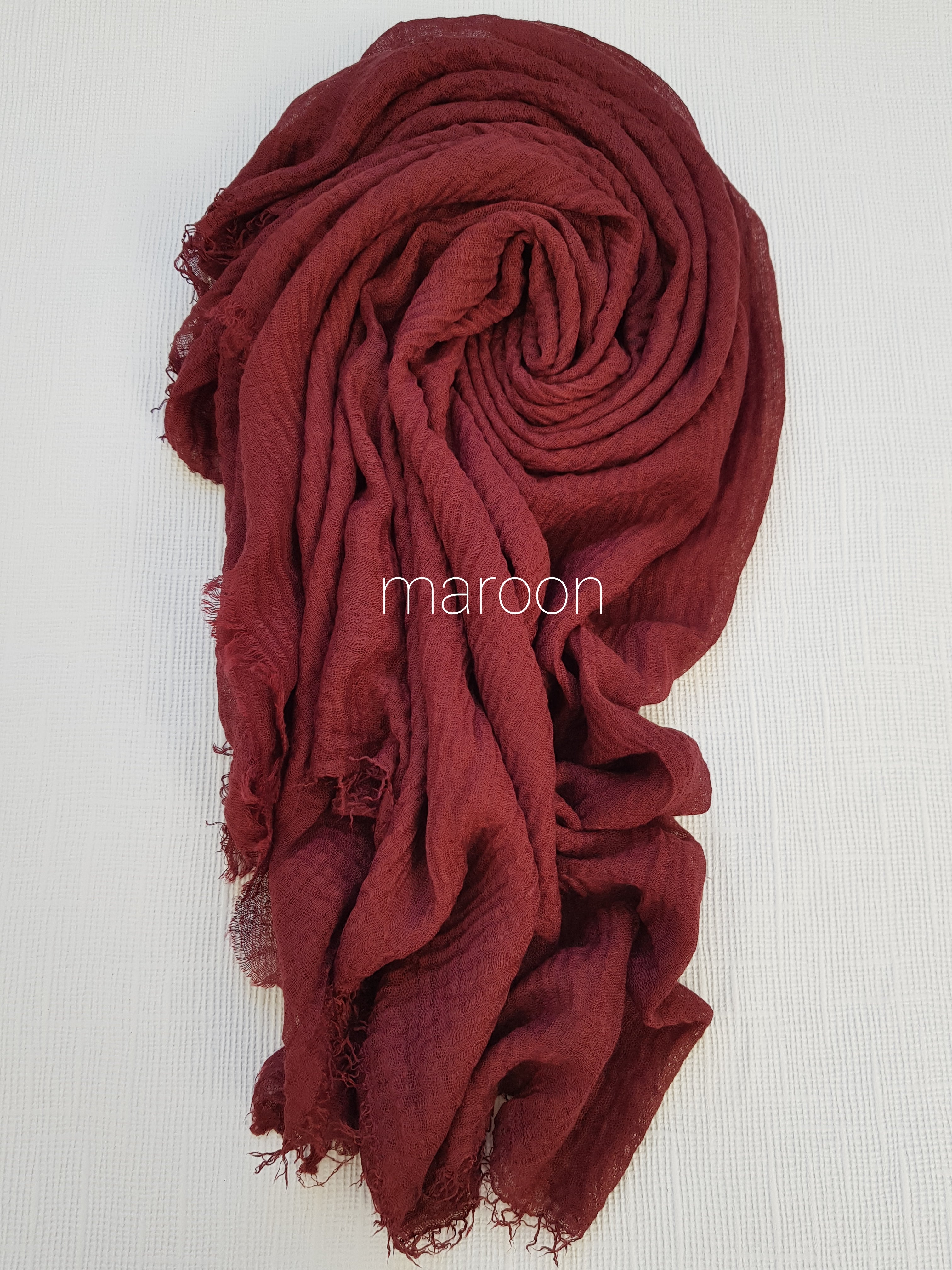 EVERYDAY CRIMP CRINKLE HIJAB SCARF