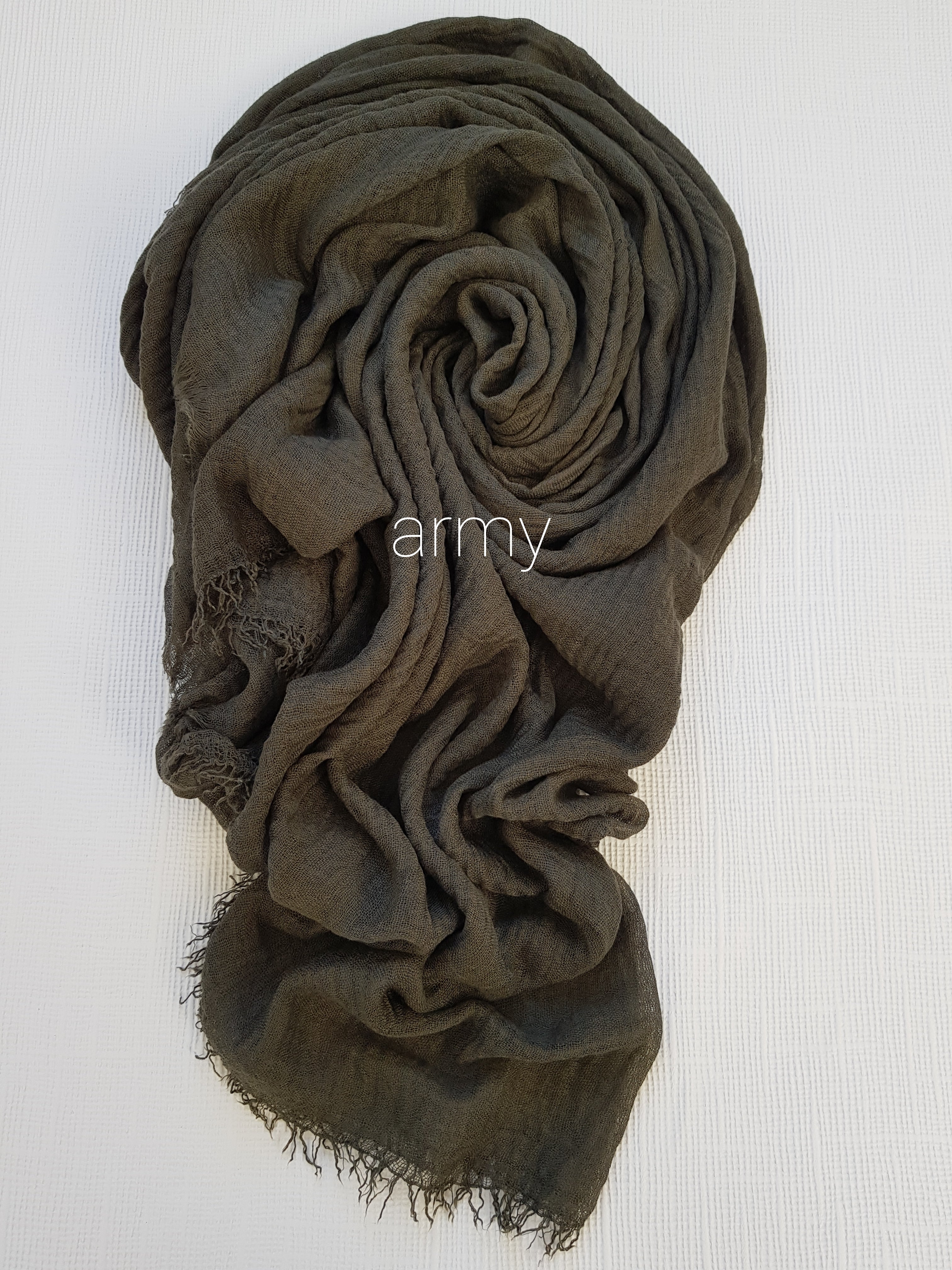 EVERYDAY CRIMP CRINKLE HIJAB SCARF