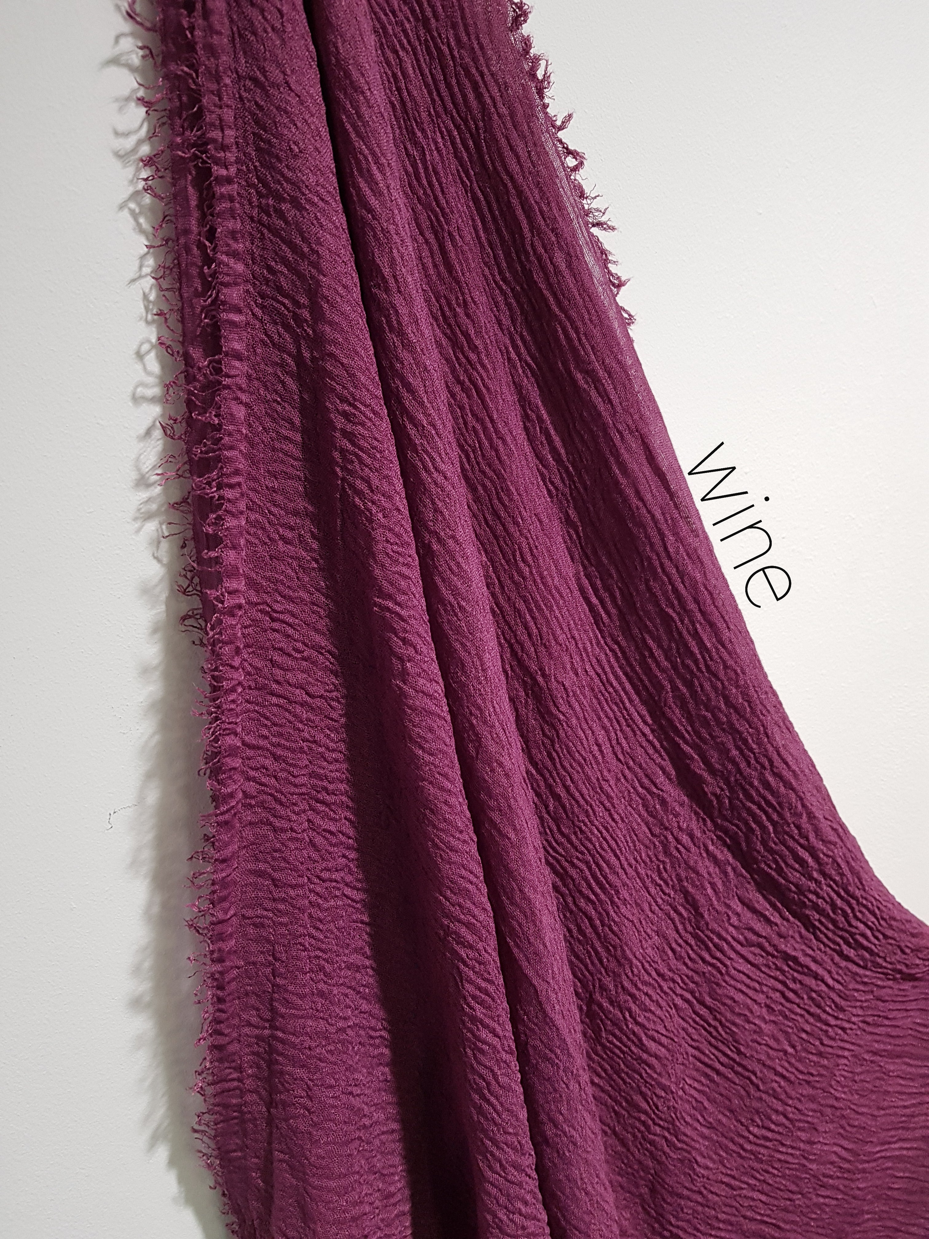 EVERYDAY CRIMP CRINKLE HIJAB SCARF