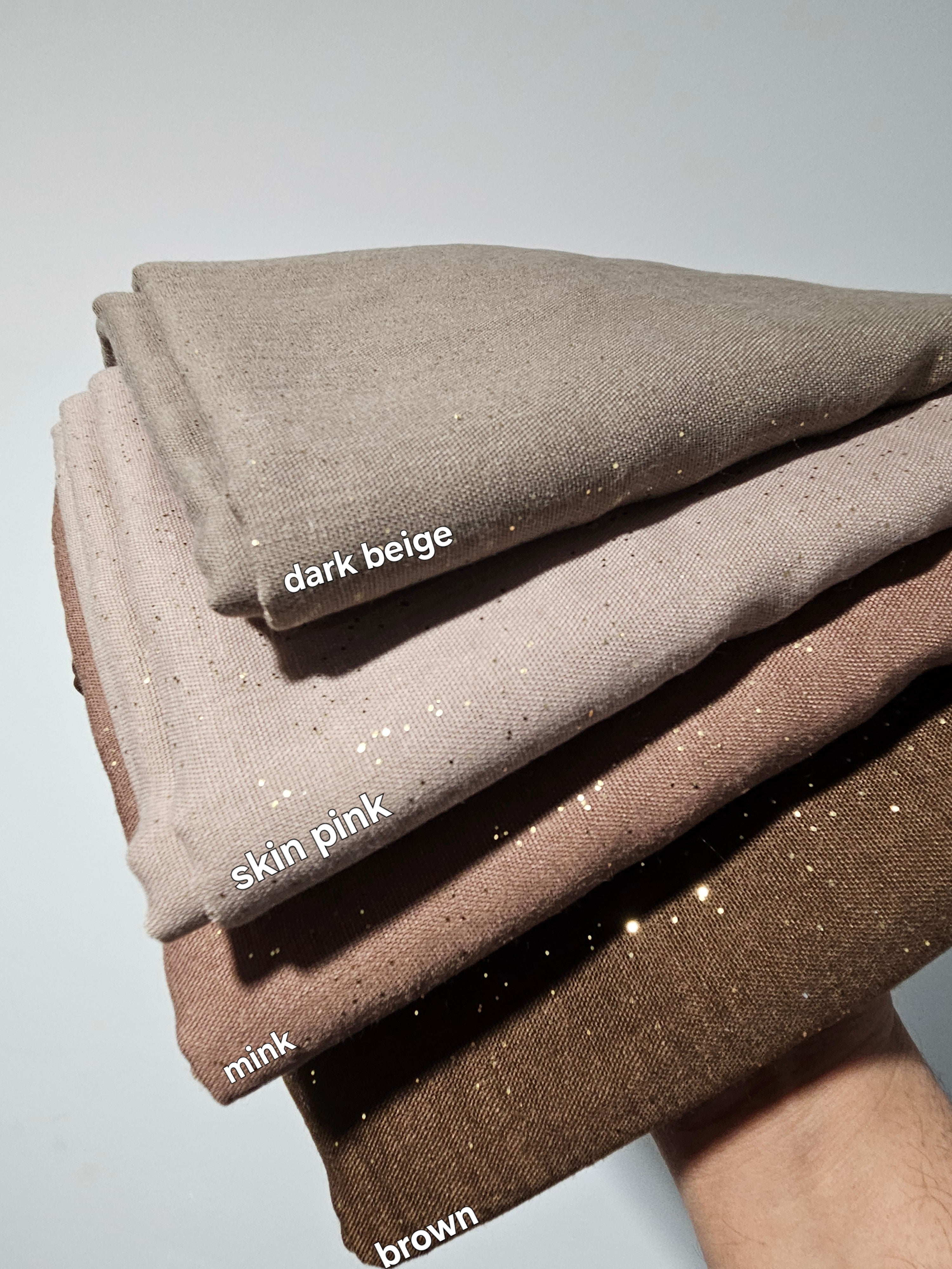 PLAIN GLITTER PREMIUM VISCOSE HIJAB