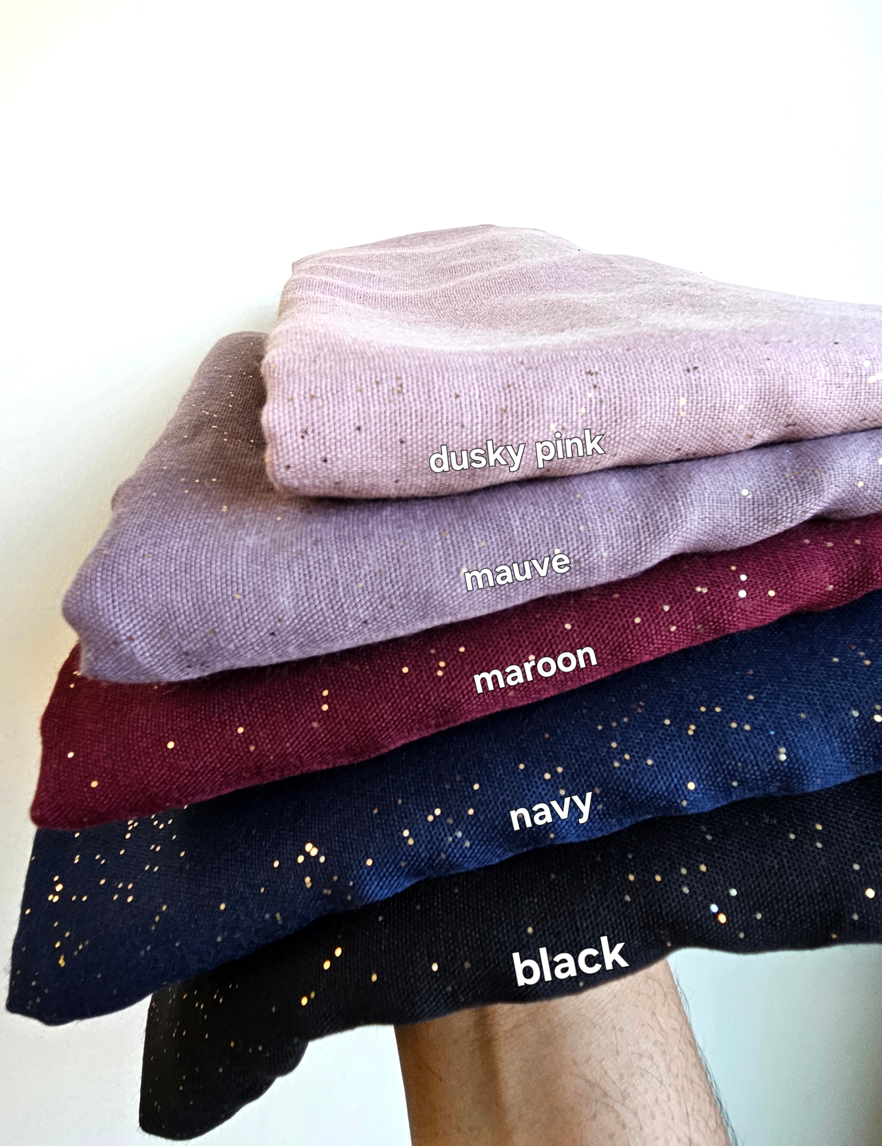 PLAIN GLITTER PREMIUM VISCOSE HIJAB