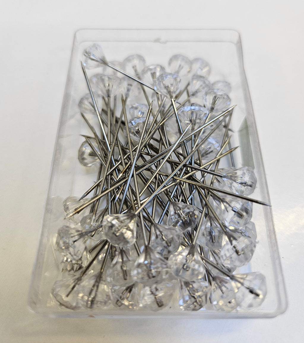 HIJAB PINS CRYSTAL PINS THIN PINS ROUND HEAD PINS ACCESSORIES