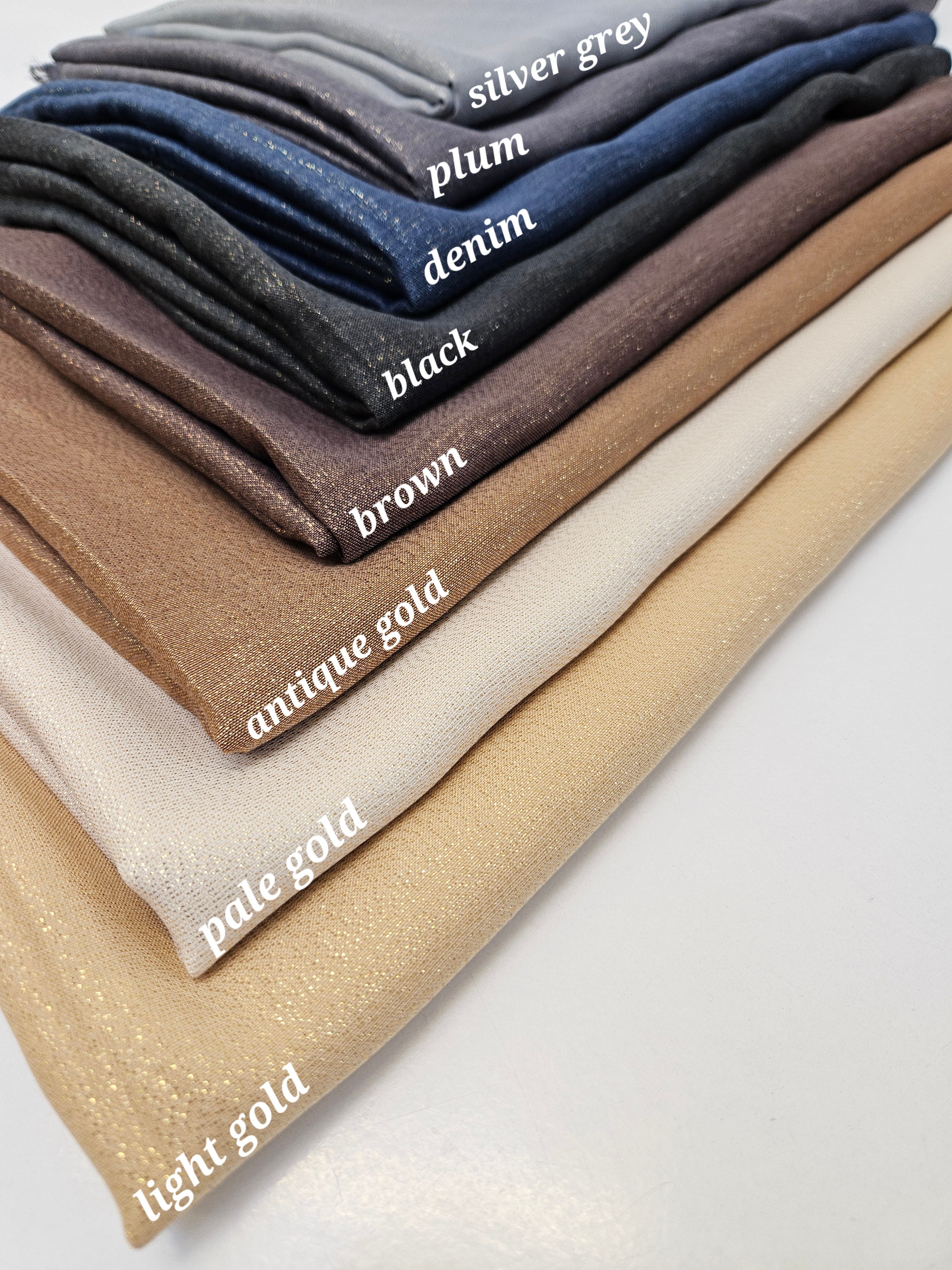 NEW RAYON SHIMMER DOUBLE SIDED PARTY HIJABS