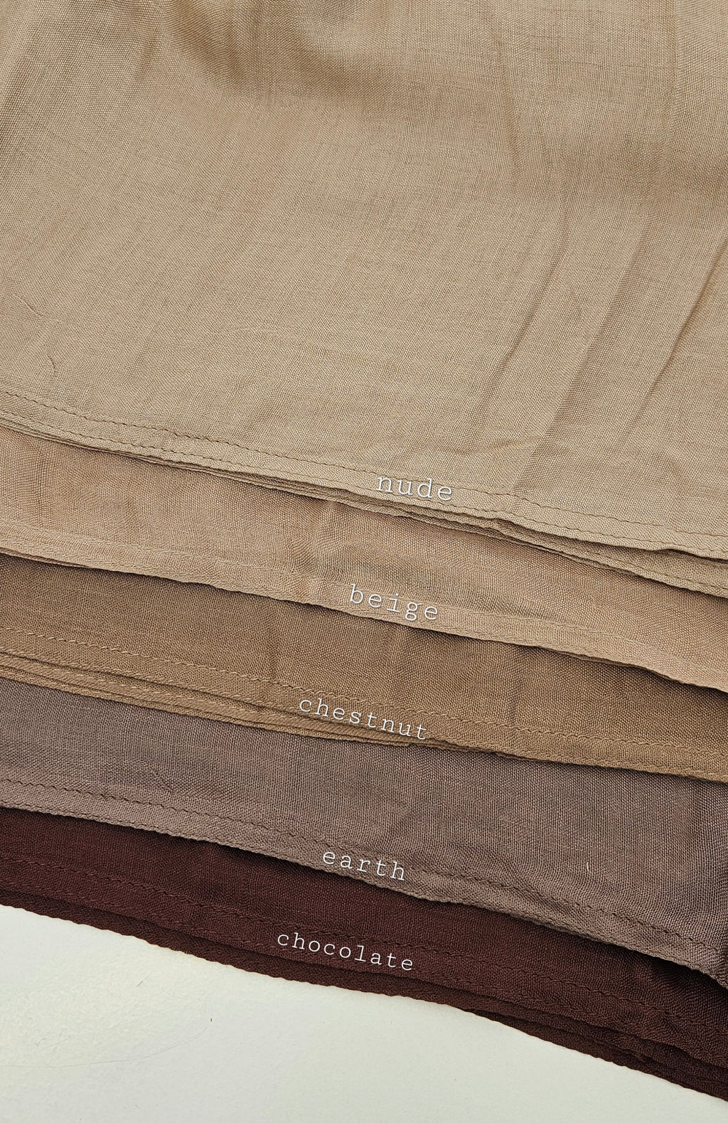 DOUBLE STITCHED BAMBOO MODAL HIJABS