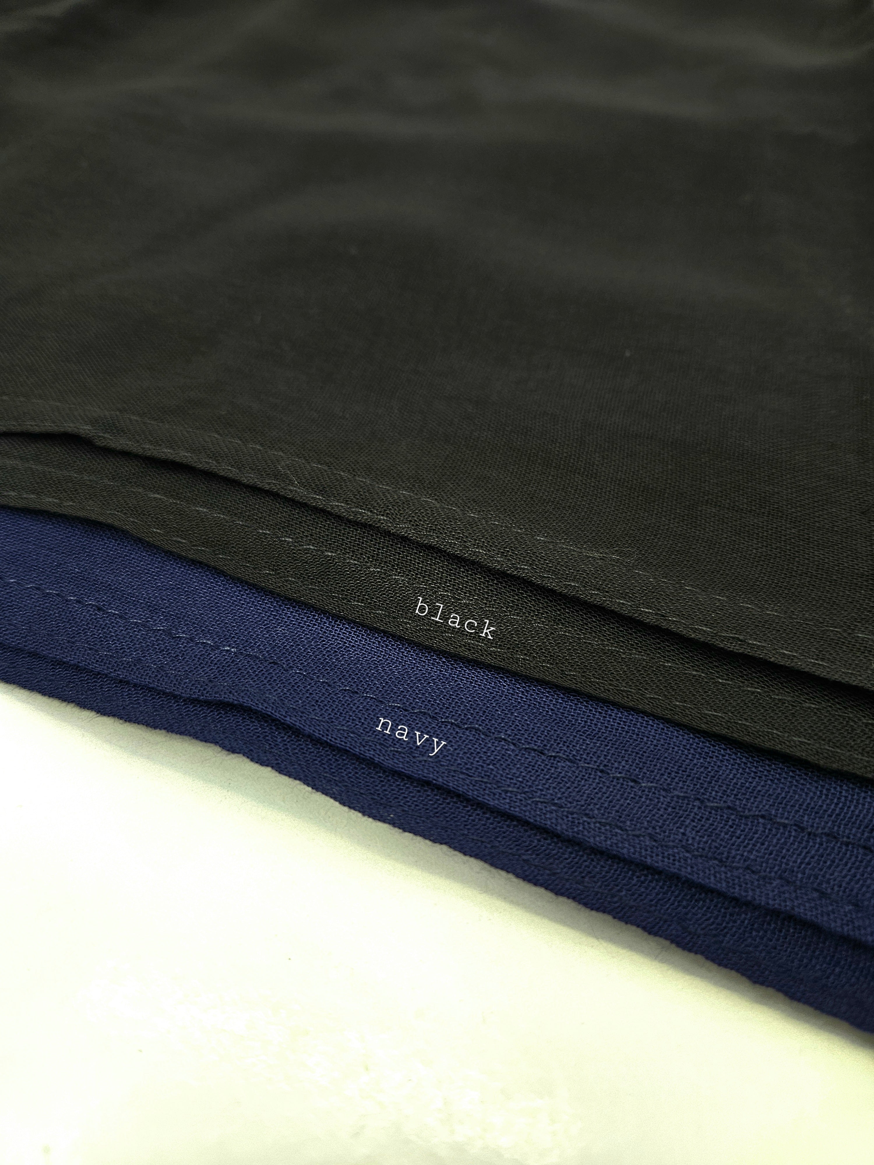 DOUBLE STITCHED BAMBOO MODAL HIJABS