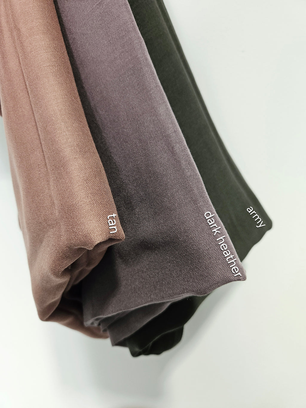 DOUBLE STITCHED BAMBOO MODAL HIJABS