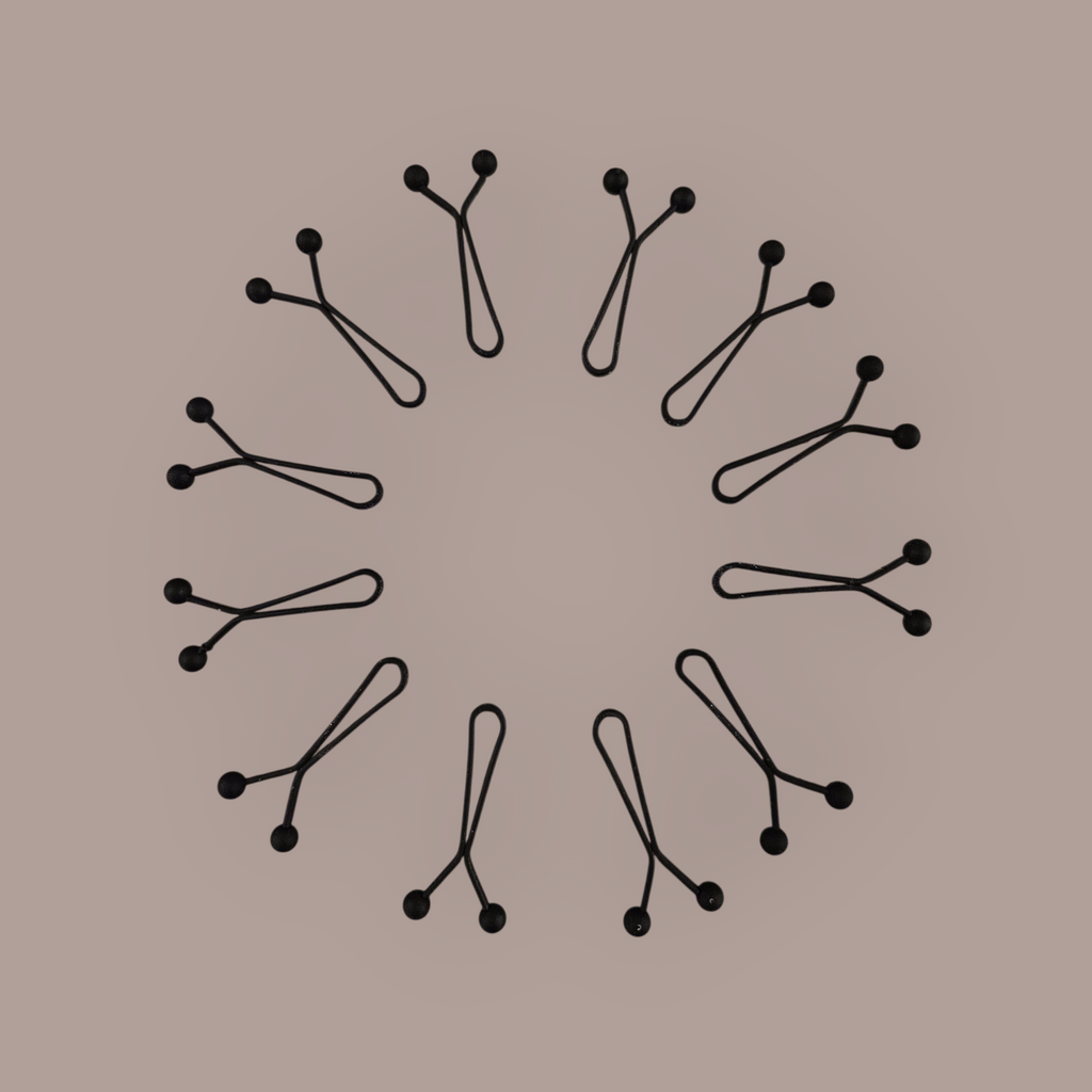 HIJAB SLIDERS HIJAB GRIP PINS MATTE FINISH PACK OF 12