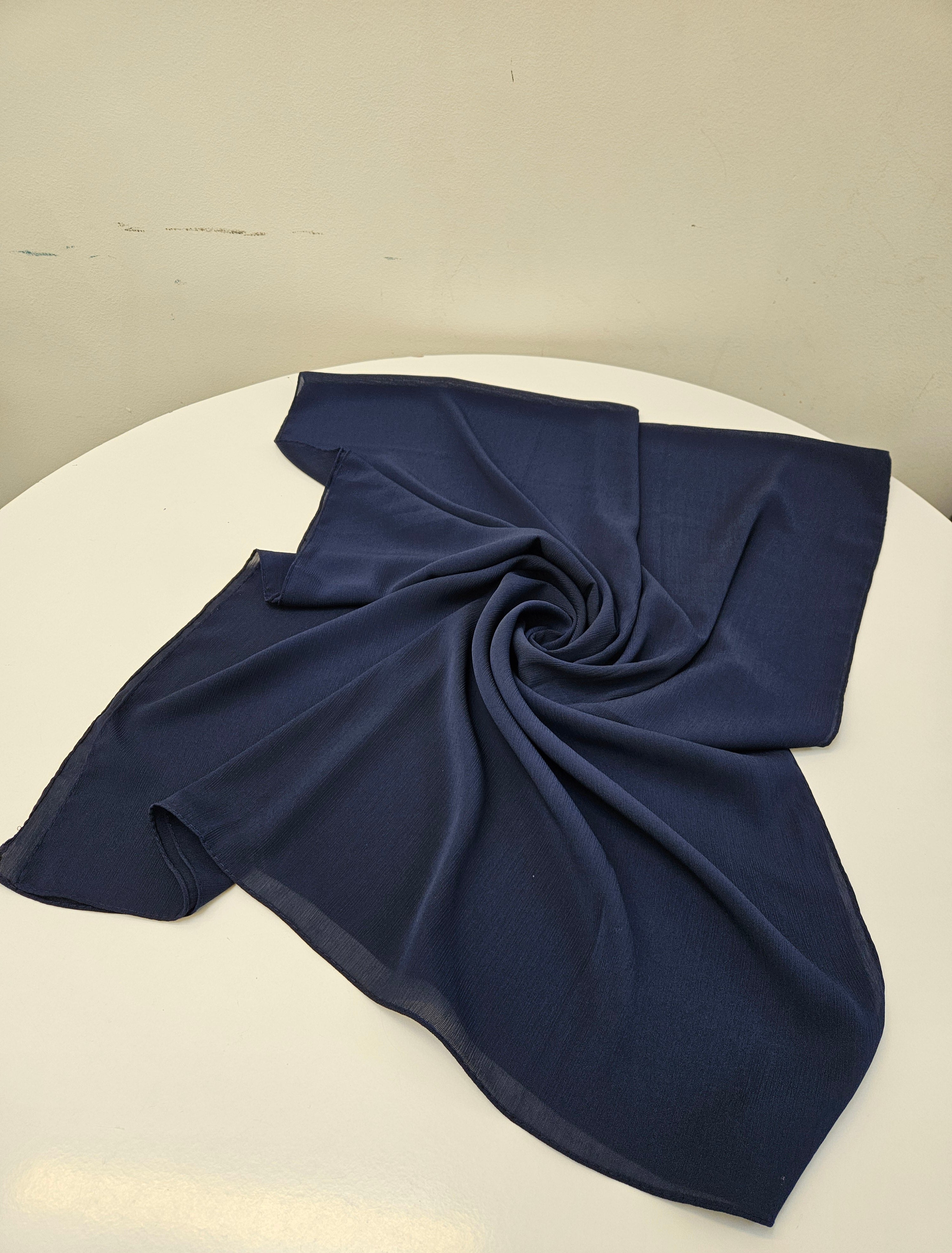 NEW CRINKLE PINSTRIPE CHIFFON HIJAB