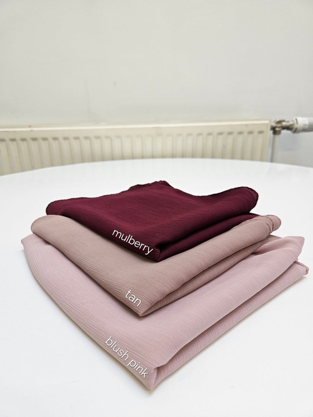 NEW CRINKLE PINSTRIPE CHIFFON HIJAB