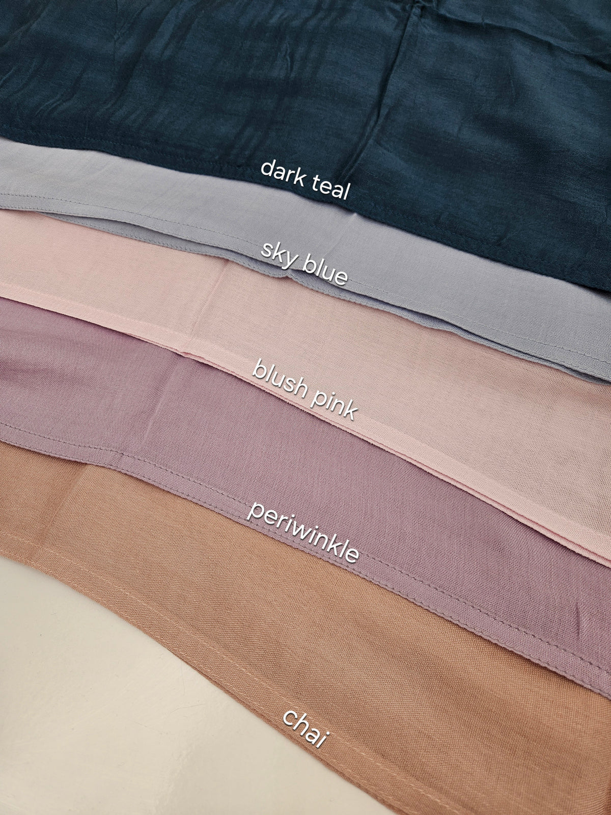 DOUBLE STITCHED BAMBOO MODAL HIJABS