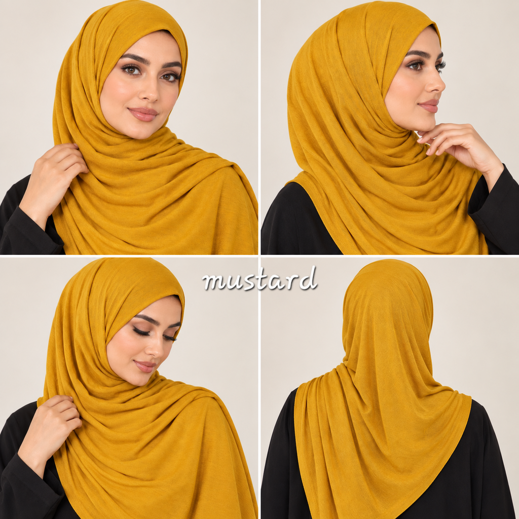 BAMBOO JERSEY HIJAB 200X70CM