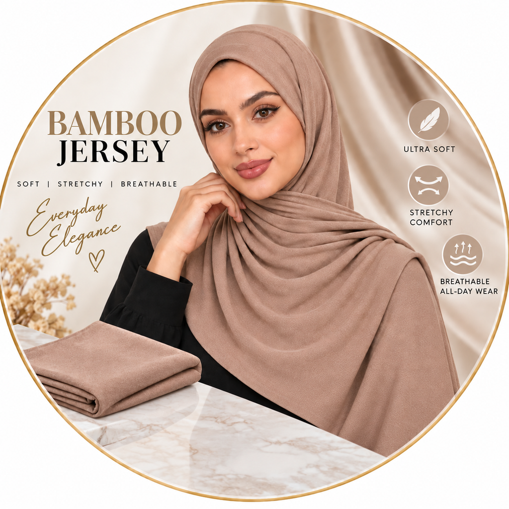 BAMBOO JERSEY HIJAB 200X70CM