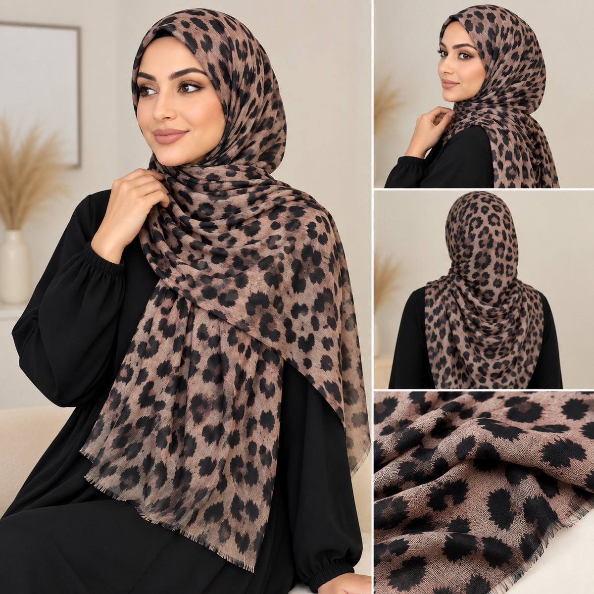 LEOPARD PRINT HIJABS